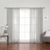 Budget 🛒 Curtain Panels Best Home Fashion Diamond Trellis Curtains 🛒