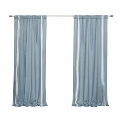 New 😀 Curtain Panels Best Home Fashion Nordic Reverse Triple Strip Curtains 😉