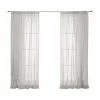 Outlet 🧨 Curtain Panels Best Home Fashion Faux Linen Diamante Curtains ❤️