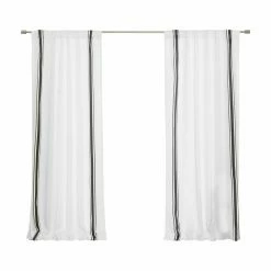 Promo 🤩 Curtain Panels Best Home Fashion Nordic Triple Stripe Curtains 🥰