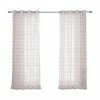Hot Sale 💯 Curtain Panels Best Home Fashion Sheer Watercolor Plaid Curtains 😍