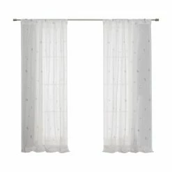 Cheapest β¨ Curtain Panels Best Home Fashion Sheer Beetles And Bees Curtains π