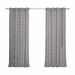 Buy ⭐ Curtain Panels Best Home Fashion Hibiscus Blossom Curtains ⭐
