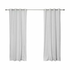 Budget ⌛ Curtain Panels Best Home Fashion Linen Textured Grommet Thermal Total Blackout Curtain Panel Pair ⭐