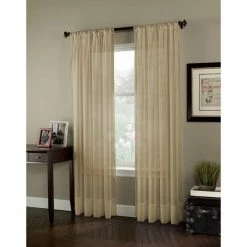 Coupon 😍 Curtain Panels Curtainworks Soho Voile Poletop Curtain Panel 🎁