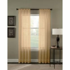 Brand new 🛒 91 - 95 In. Curtainworks Trinity Crinkle Voile Poletop Curtain Panel 🔔