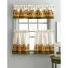 Flash Sale 👏 Curtain Tiers Curtainworks Sunflower Garden 36 In. Curtain Tier Set 🧨