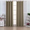 Best Sale ⭐ Curtain Panels Elegant Home Fashions Ephesus Premium Solid Insulated Thermal Blackout Grommet Window Panels 🎁