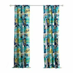 Budget 😀 73 - 84 In. Greenland Home Fashions Wave Rider Window Panel Pair 😉