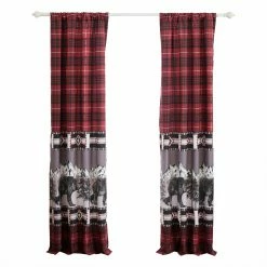 Promo π 73 - 84 In. Greenland Home Fashions Timberline Window Panel Pair π