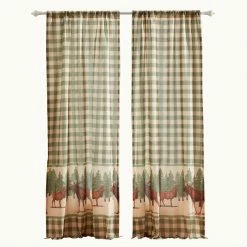 Flash Sale π€© 73 - 84 In. Greenland Home Fashions Moose Creek Window Panel Pair π