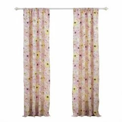 Budget ⭐ 73 - 84 In. Greenland Home Fashions Misty Bloom Window Panel Pair ⌛
