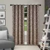 Discount ⭐ Curtain Panels Superior Leaves Blackout 2 Panel Curtains 🥰