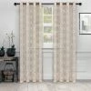 Top 10 ✔️ Curtain Panels Superior Quatrefoil Embroidered Sheer Panel Pair 😀