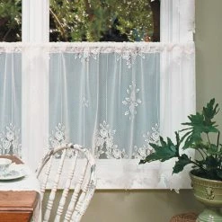 Best reviews of β Curtain Tiers Heritage Lace Tea Rose Tier π