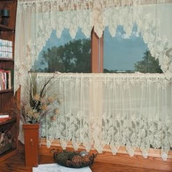 Cheapest ❤️ Curtain Tiers Heritage Lace Woodland Curtain Tier ❤️