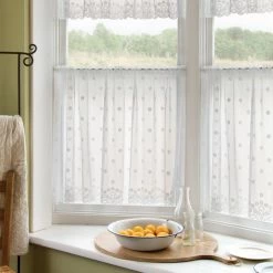 Flash Sale β¨ Curtain Tiers Heritage Lace Daisy Curtain Tier π