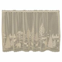 Brand new π₯° Curtain Tiers Heritage Lace Lodge Hollow Curtain Tier π