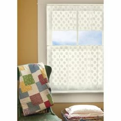 Best Pirce β¨ Curtain Tiers Heritage Lace Polka Dot II Curtain Tier π§¨