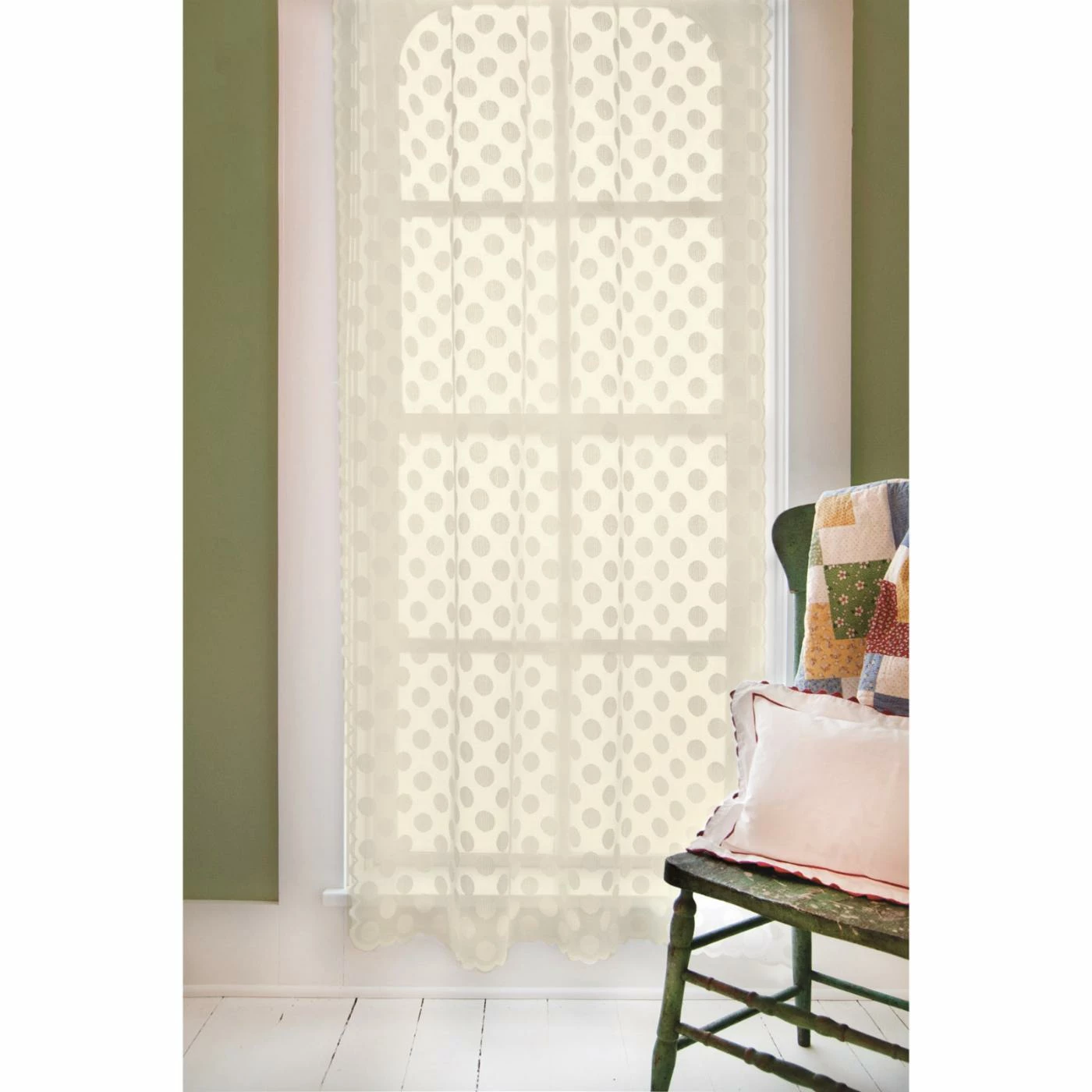 Cheapest ๐ Curtain Panels Heritage Lace Polka Dot II Curtain Panel ๐ 1 Cheapest ๐ Curtain Panels Heritage Lace Polka Dot II Curtain Panel ๐