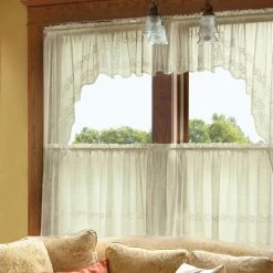 Top 10 👏 Curtain Tiers Heritage Lace Sheer Divine Curtain Tier 😍