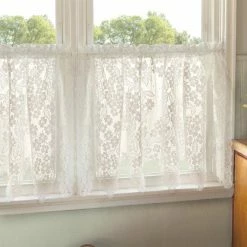 Cheapest 🌟 Curtain Tiers Heritage Lace 🦮 Dogwood Curtain Tier 🛒