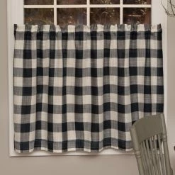 Best deal π Curtain Tiers Heritage Lace Buffalo Check Curtain Tier π―