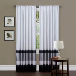 Best Pirce 🤩 Curtain Panels Triangle Home Fashions Iman Winow Window Curtain Set 🔥
