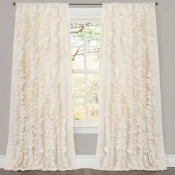 Coupon โ Curtain Panels Lush Decor Bell Curtain Panel Pair With Optional Valance ๐