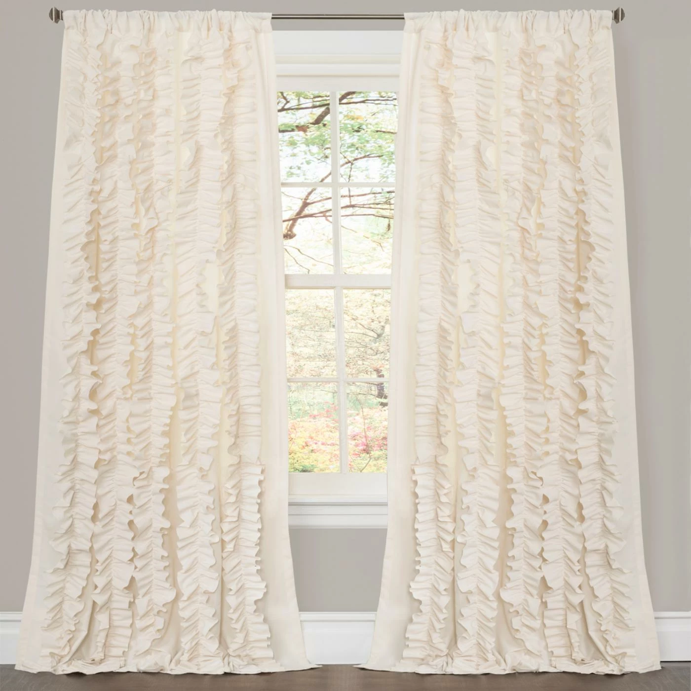 Coupon ⌛ Curtain Panels Lush Decor Bell Curtain Panel Pair With Optional Valance 🎁 1 Coupon ⌛ Curtain Panels Lush Decor Bell Curtain Panel Pair With Optional Valance 🎁