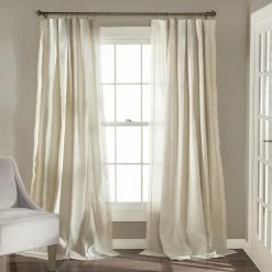 Best Sale 🔥 Curtain Panels Lush Decor Rosalie Ivory Window Curtain Panel Set 😍