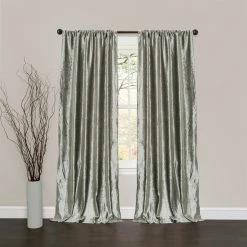 Wholesale ✨ 73 - 84 In. Lush Decor Velvet Dream Window Curtain Set 🌟