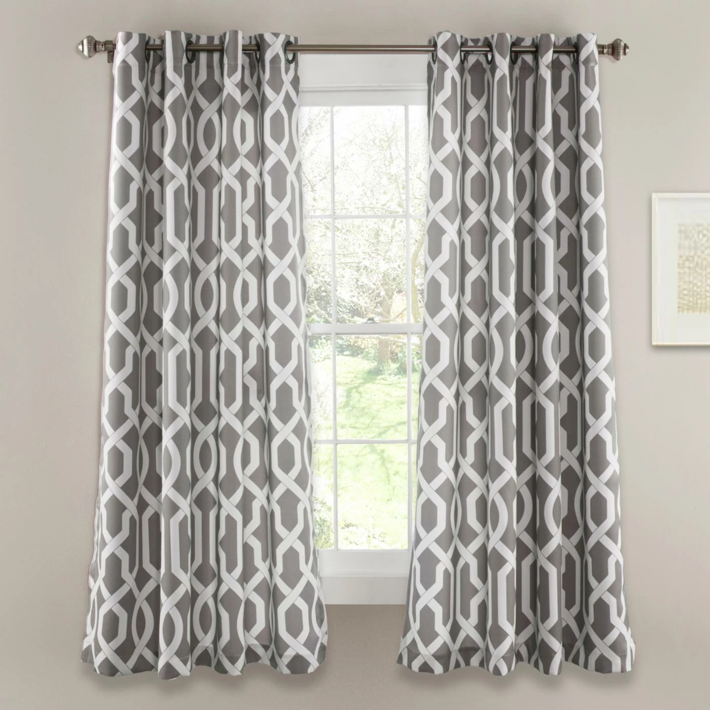 Brand new π₯° Curtain Panels Lush Decor Edward Trellis Room Darkening Window Curtain Set π― 1 Brand new π₯° Curtain Panels Lush Decor Edward Trellis Room Darkening Window Curtain Set π―