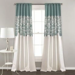 Best deal ✨ Curtain Panels Estate Garden Print Window Curtain Set By Half Moon 😉