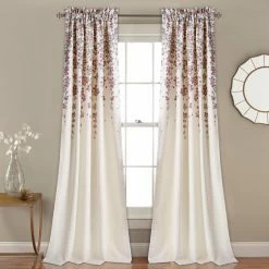 Flash Sale ✔️ Curtain Panels Lush Decor Weeping Flower Room Darkening Window Curtain 👏