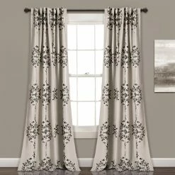 Promo π Curtain Panels Lush Decor Keya Medallion Room Darkening Window Curtain π₯