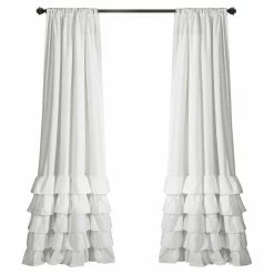 Brand new 🤩 Curtain Panels Lush Decor Allison Ruffle Panel Pair ✔️