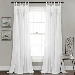 Best deal ⌛ Curtain Panels Lush Decor Lydia Ruffle Panel Pair ✨