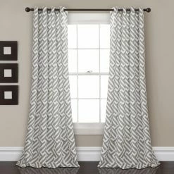 Budget โ 73 - 84 In. Lush Decor Giovana Room Darkening Window Curtains ๐