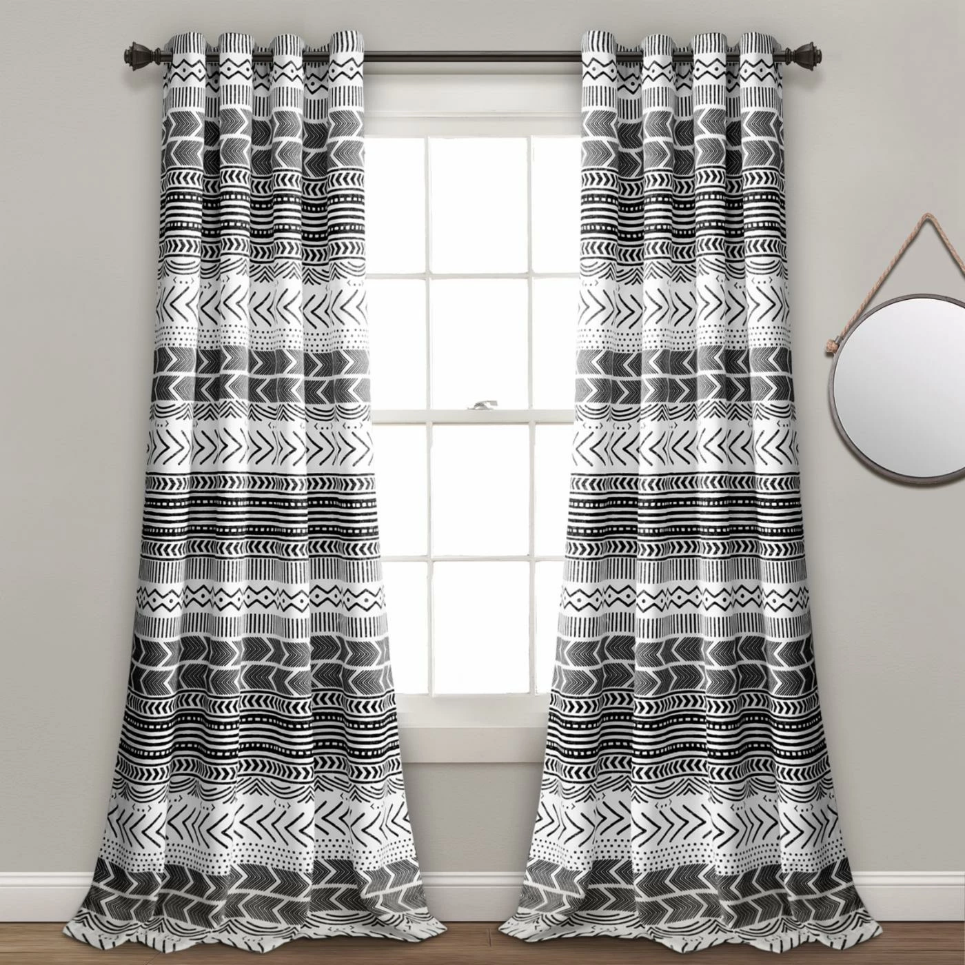 Deals 🎉 Lush Decor Hygge Geo Window Curtain Panels Set 👍 1 Deals 🎉 Lush Decor Hygge Geo Window Curtain Panels Set 👍