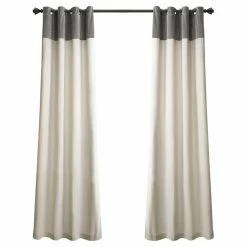 Promo ❤️ Curtain Panels Lush Decor Milo Linen Grommet Panel Pair 😉