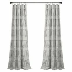 Budget 🛒 Curtain Panels Lush Decor Nova Ruffle Panel Pair ⌛