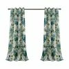 New 🧨 Curtain Panels Lush Decor Floral Paisley Room Darkening Curtain Panel Pair 🔔