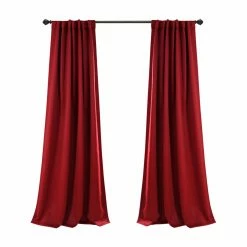 Outlet 🌟 Curtain Panels Lush Decor Insulated Blackout Curtain Panel Pair 🎁
