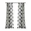 Outlet 😉 Curtain Panels Lush Decor Geometric Room Darkening Curtain Panel Pair 🔥