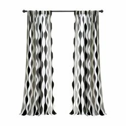 Outlet 😉 Curtain Panels Lush Decor Geometric Room Darkening Curtain Panel Pair 🔥