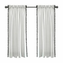 Best reviews of ⌛ 91 - 95 In. Lush Decor Pom Pom Curtain Panel ✨