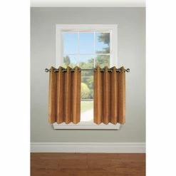 Budget 🥰 Curtain Tiers Versailles Viscose From Bamboo Wood Curtain Tier Set 👏