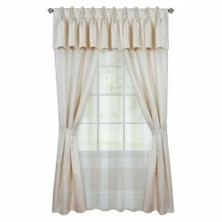 Budget 🥰 Curtain Panels Achim Claire 6 Piece Curtain Set 🎉 14 Budget 🥰 Curtain Panels Achim Claire 6 Piece Curtain Set 🎉 -Window Curtains Shop scaleACHM199
