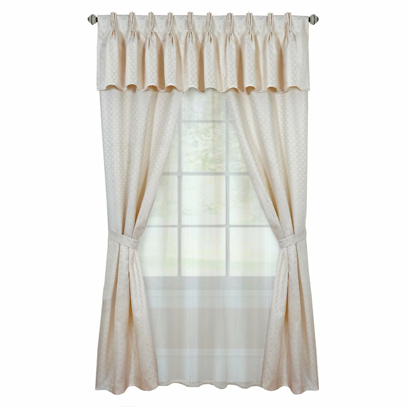 Budget 🥰 Curtain Panels Achim Claire 6 Piece Curtain Set 🎉 5 Budget 🥰 Curtain Panels Achim Claire 6 Piece Curtain Set 🎉 - Image 5